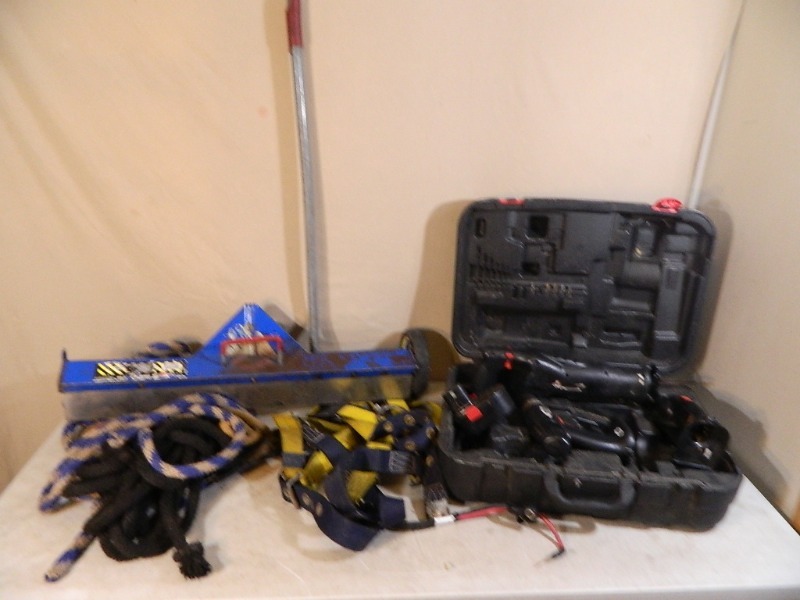 lot 84 image: Power Tools, Safety Harness, Etc