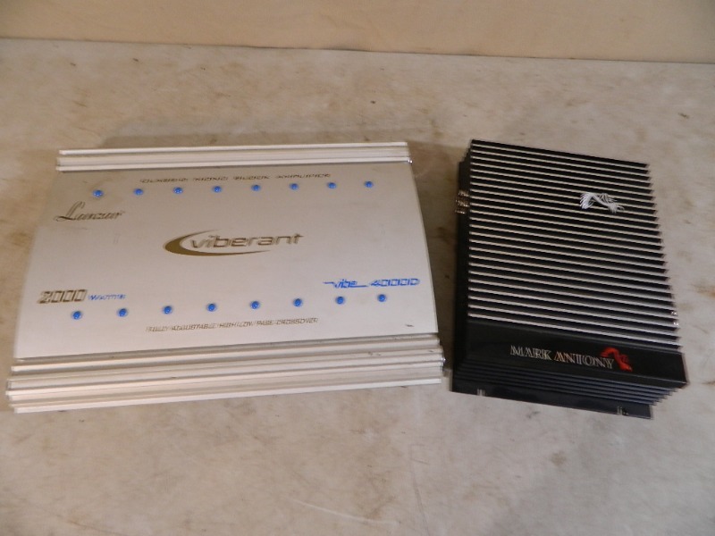 lot 86 image: 2 Car Audio Amplifiers