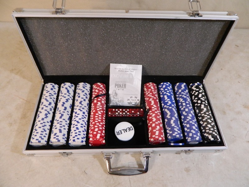 lot 93 image: Poker Set in Case