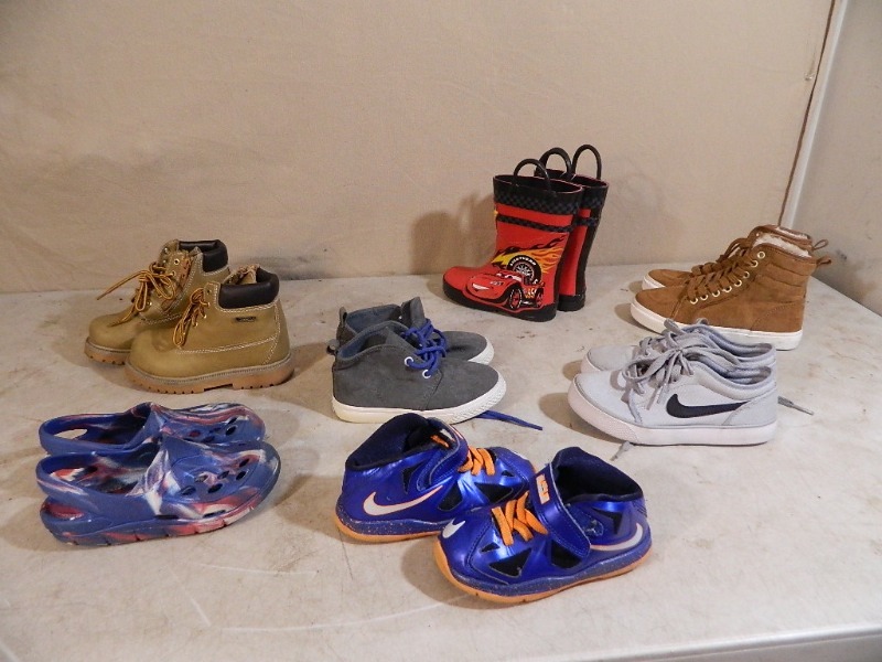 lot 155 image: 7 Pairs of Boys Shoes