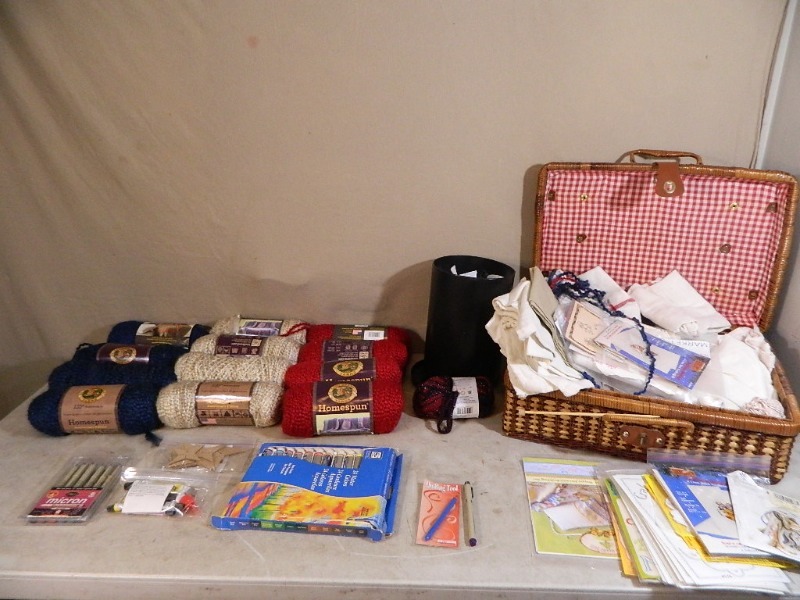 lot 162 image: Yarn and Craft Supplies