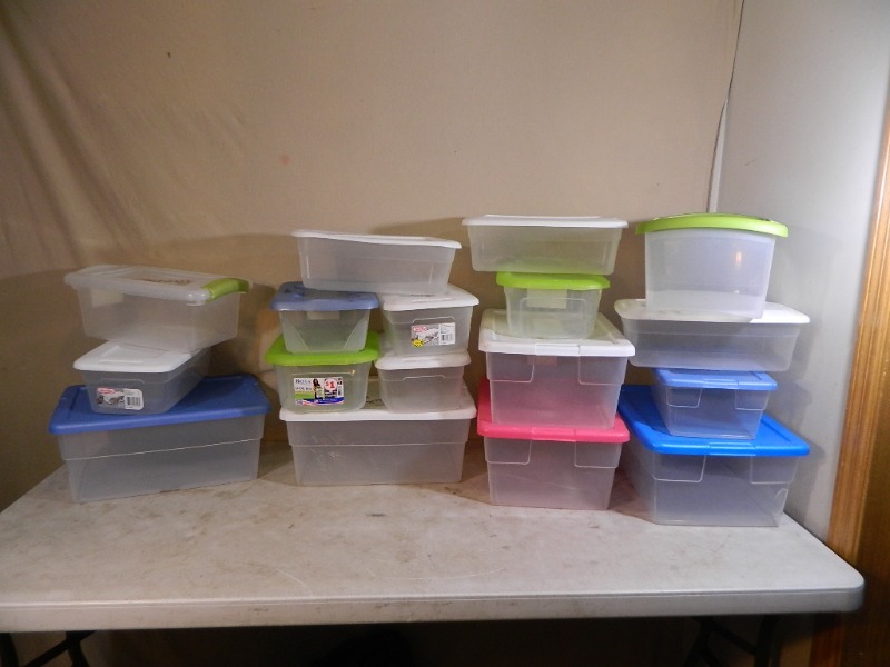 lot 177 image: Assorted Storage Containers