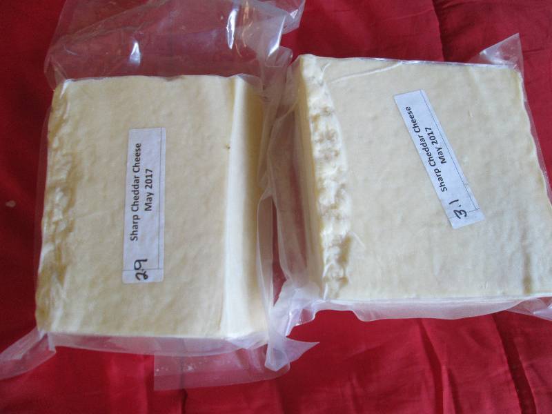 lot 3 image: 6.0 lb.Chunk Sharp Cheddar Cheese P...