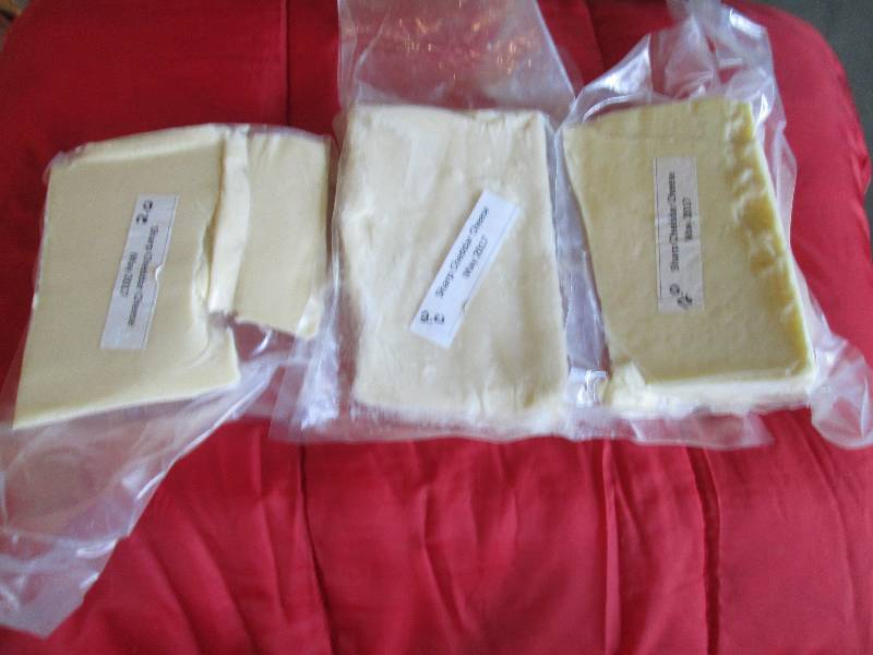 lot 5 image: 6.0 lb.Chunk Sharp Cheddar Cheese P...