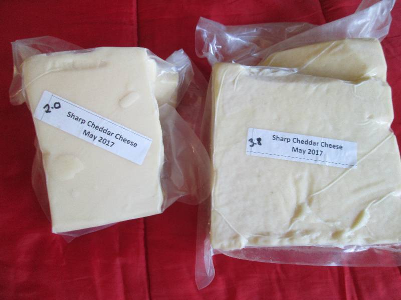 lot 6 image: 5.8 lb.Chunk Sharp Cheddar Cheese P...