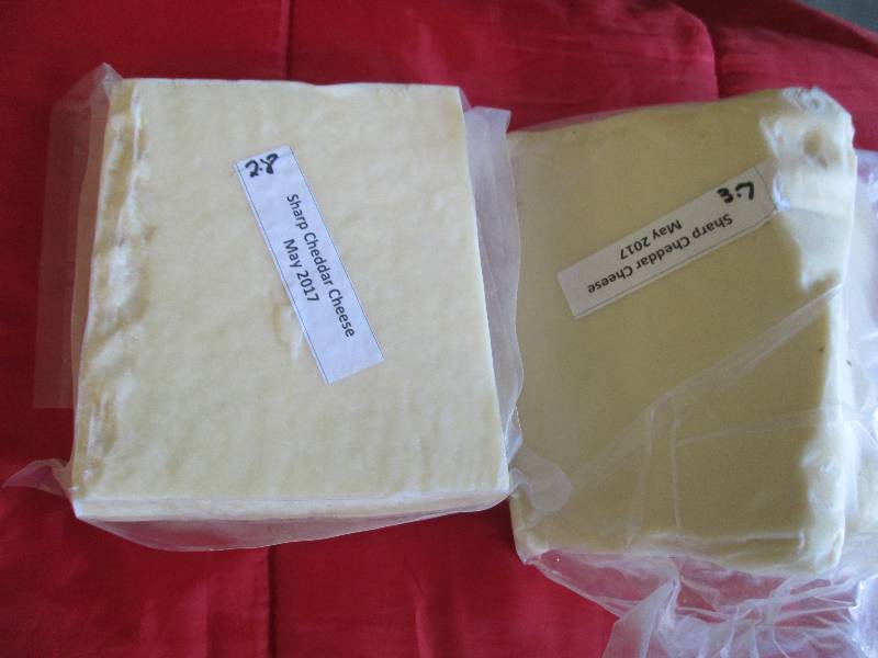 lot 12 image: 6.5 lb.Chunk Sharp Cheddar Cheese P...