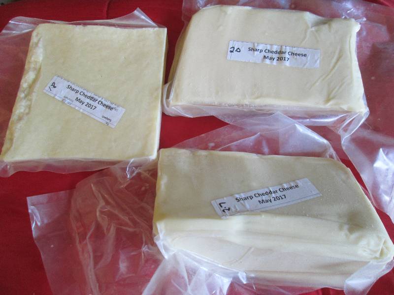 lot 20 image: 6.5 lb.Chunk Sharp Cheddar Cheese P...
