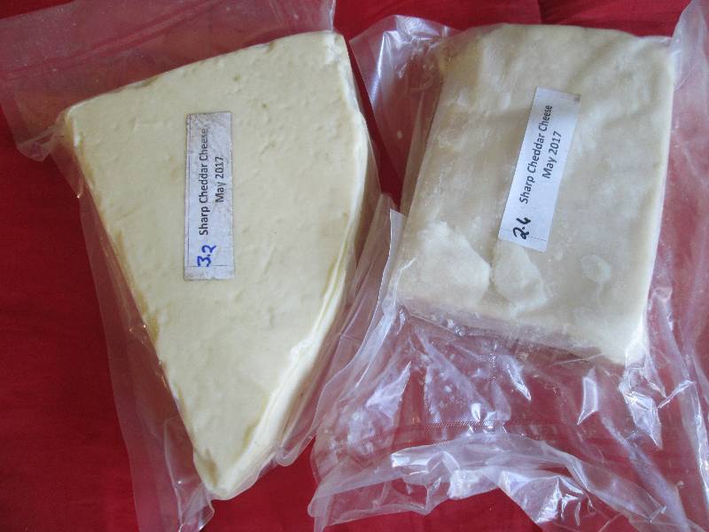 lot 25 image: 5.8 lb.Chunk Sharp Cheddar Cheese P...