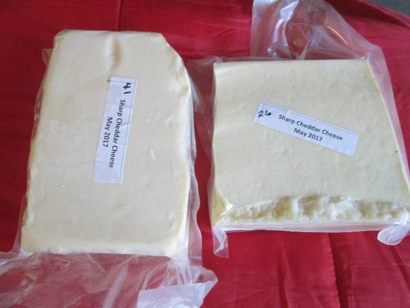 lot 30 image: 6.7 lb.Chunk Sharp Cheddar Cheese P...