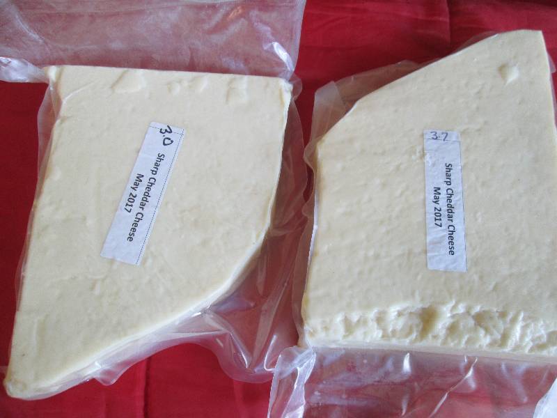 lot 34 image: 6.7 lb.Chunk Sharp Cheddar Cheese P...