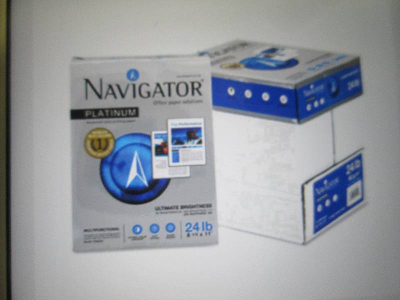 lot 41 image: Navigator Platinum Paper 8.5x 11 in...