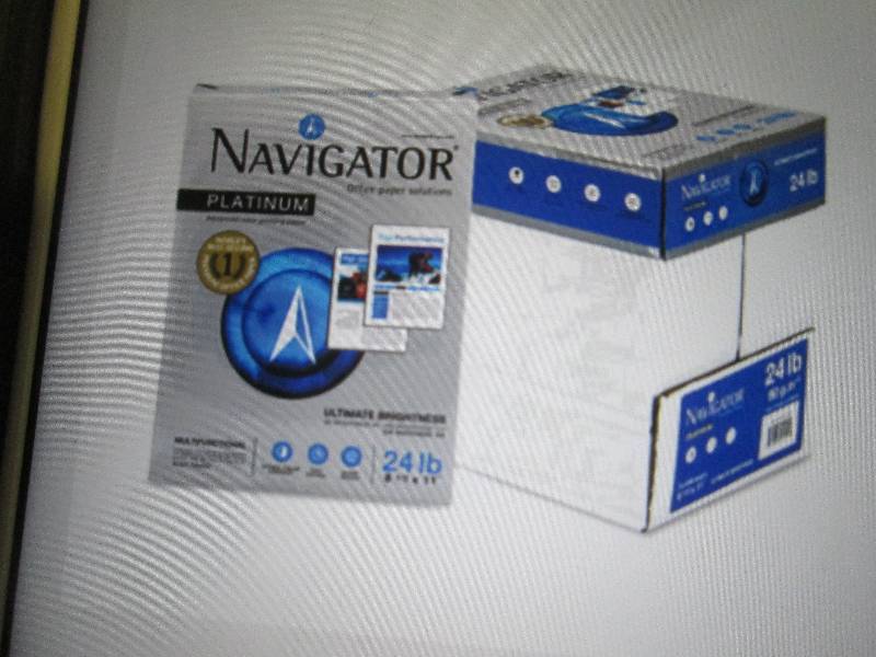 lot 43 image: Navigator Platinum Paper 8.5x 11 in...