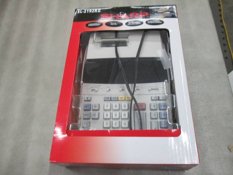 lot 65 image: Sharp EL219R11 Printing Calculator ...