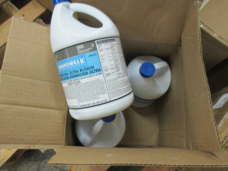 lot 78 image: 4 Gallons of Boardwalk Ultra Bleach...
