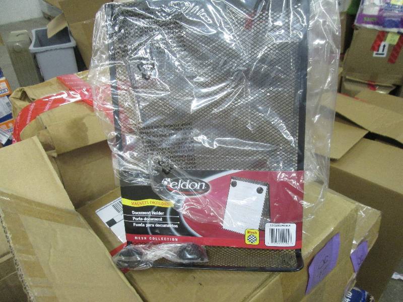 lot 88 image: Lot of 8 Eldon Mesh Document Holder...