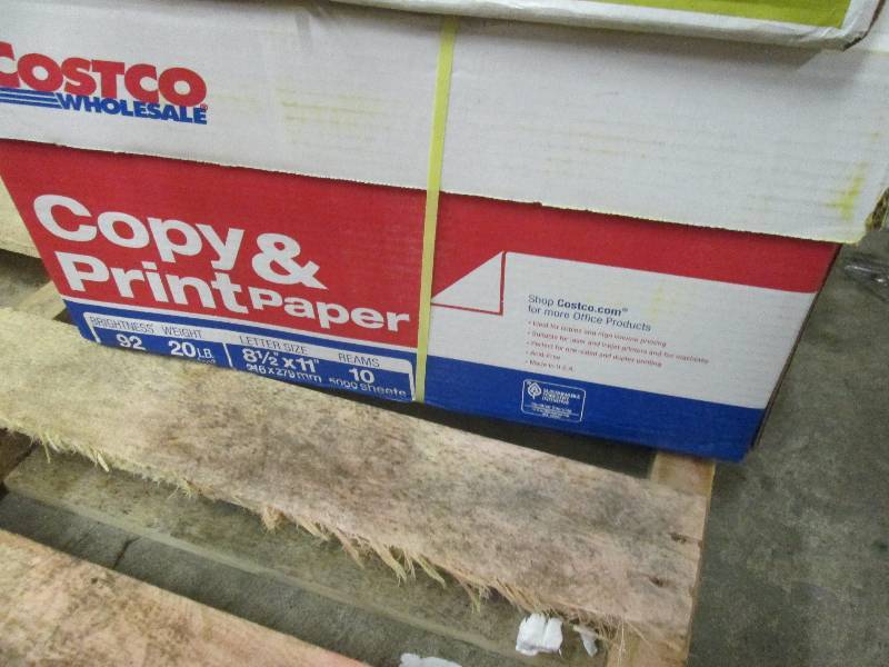 lot 95 image: Case of 5000 Costco 20lb Copy Paper...