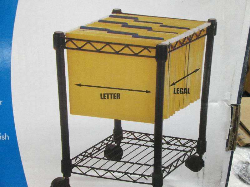 lot 97 image: Safeco Compact Mobile File Cart Ret...