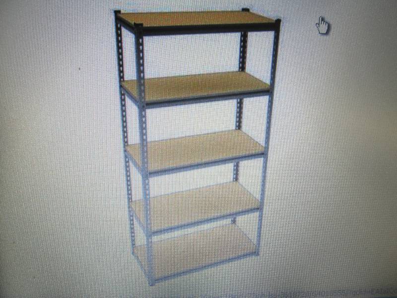 lot 116 image: BOLTLESS SHELVING UNIT, 36INWX18IND...