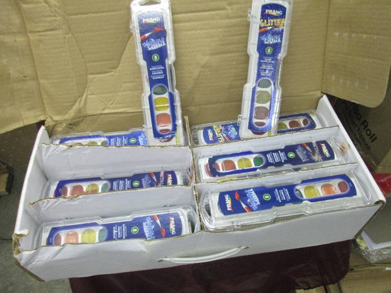 lot 154 image: Lot of Prang Assorted Washable Wate...