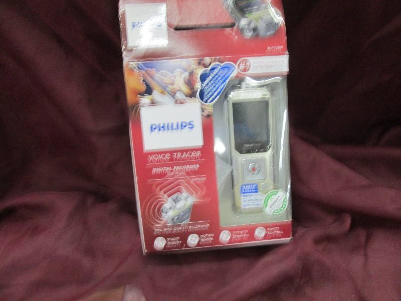 lot 169 image: Philips Voice Recorder 4GB Retail $...