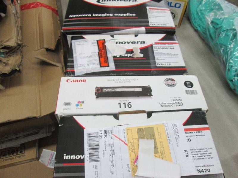 lot 193 image: Lot of 4 Toner Cartridges- see imag...