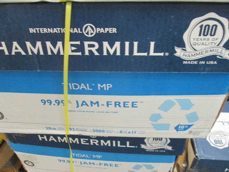 lot 201 image: Case of Hammermill 8.5x11 inch 20 l...