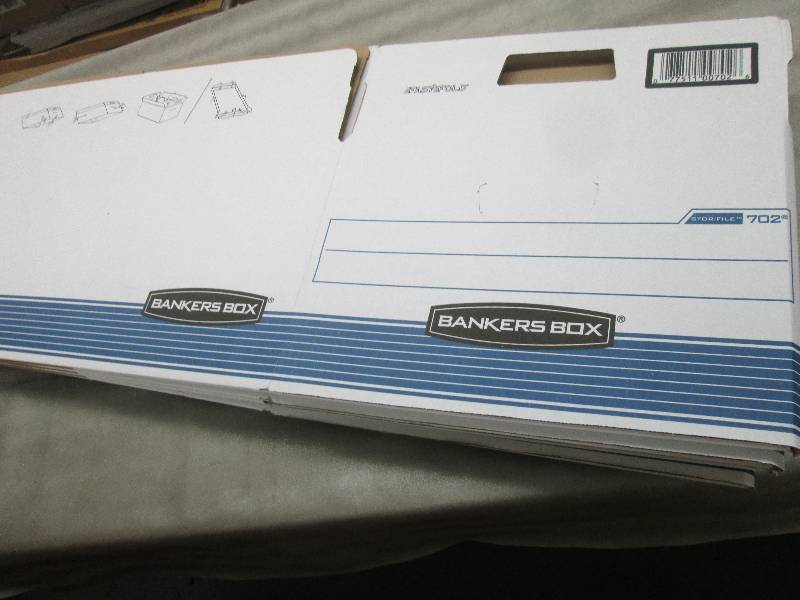 lot 232 image: Case of 12 Bankers Boxes...