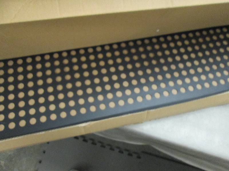 lot 242 image: Quartet Metal Wall Shelf Rack Powde...