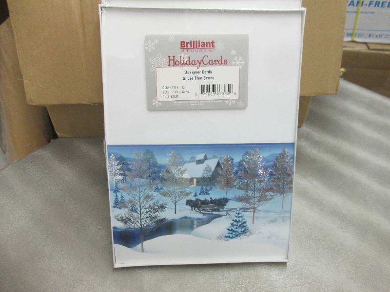 lot 286 image: 5 Pkg of 25 Designer Holiday Cards...