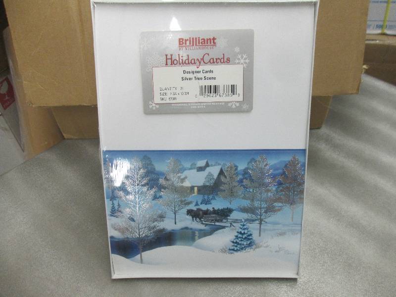 lot 281 image: 5 Pkg of 25 Designer Holiday Cards...