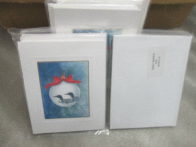 lot 288 image: Lot of 8 pkgs of 8 Loon Holiday Not...