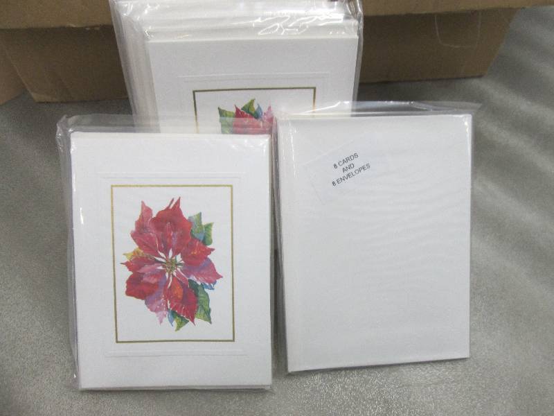 lot 297 image: Lot of 8 pkgs of 8  Holiday Note Ca...