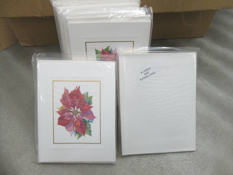 lot 298 image: Lot of 8 pkgs of 8  Holiday Note Ca...