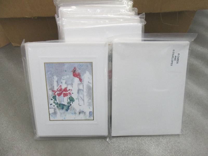 lot 300 image: Lot of 8 pkgs of 8  Holiday Note Ca...