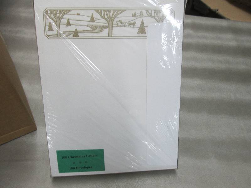 lot 302 image: 6 Pkgs of 100 Chistmas Greeting Pap...