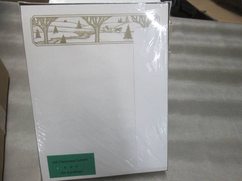 lot 303 image: 6 Pkgs of 100 Chistmas Greeting Pap...