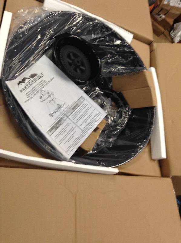lot 57 image: Masterbuilt Pro 22.5 in. Charcoal Kettle Grill in Black open box never used