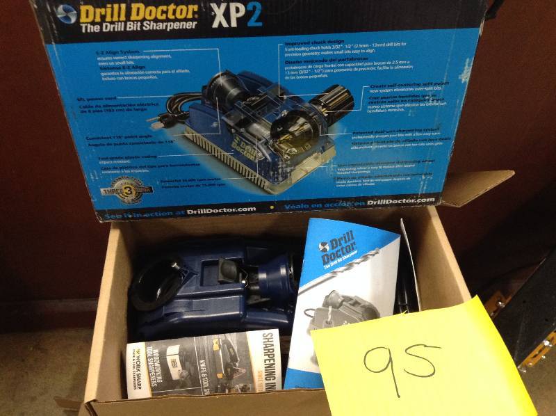 lot 95 image: Drill Doctor 750X Drill Bit Sharpener open box never used