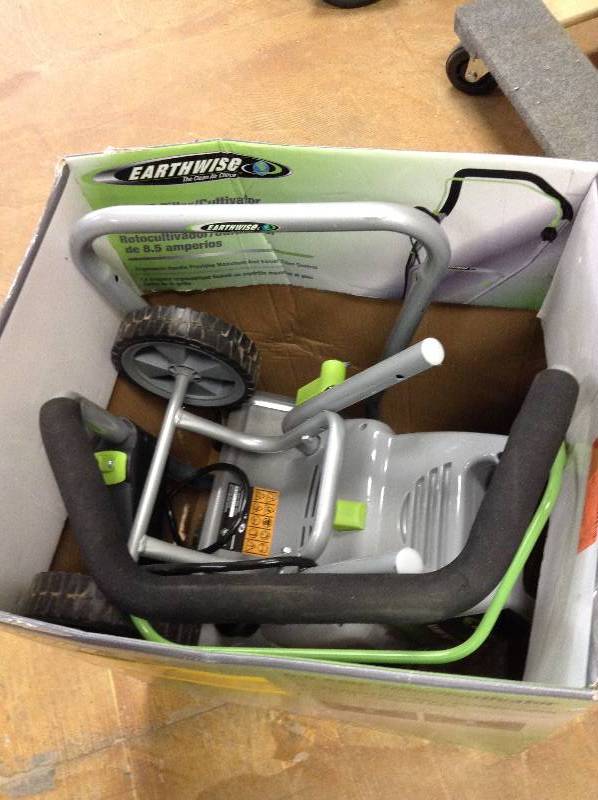 lot 7 image: Earthwise electric TillerCultivator used in working condition