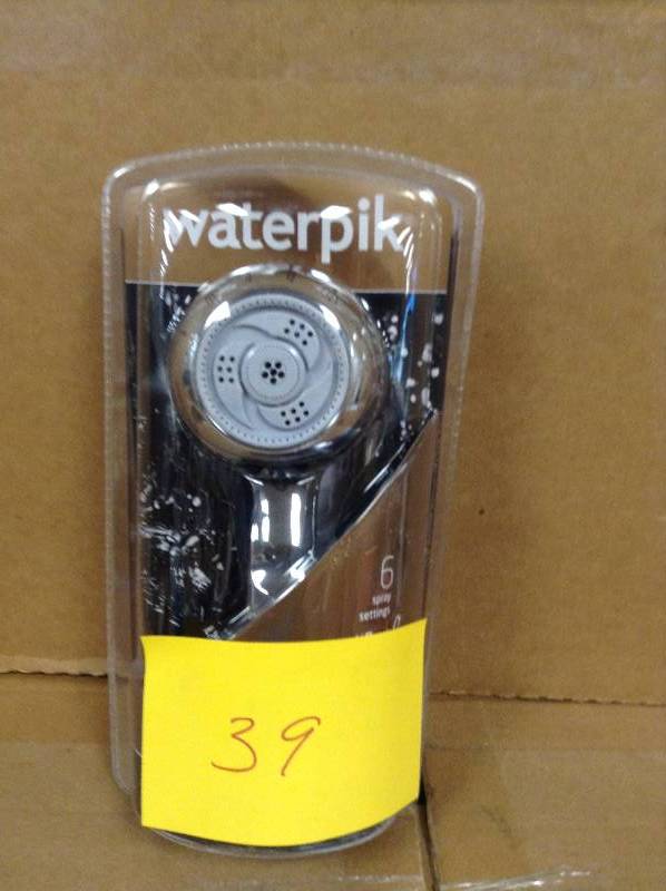 lot 39 image: Waterpik Original Shower Massage with Powerspray open box never used