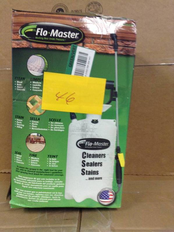 lot 46 image: RL Flo-Master 2 gal. Deck Sprayer  Model# 2202CSS