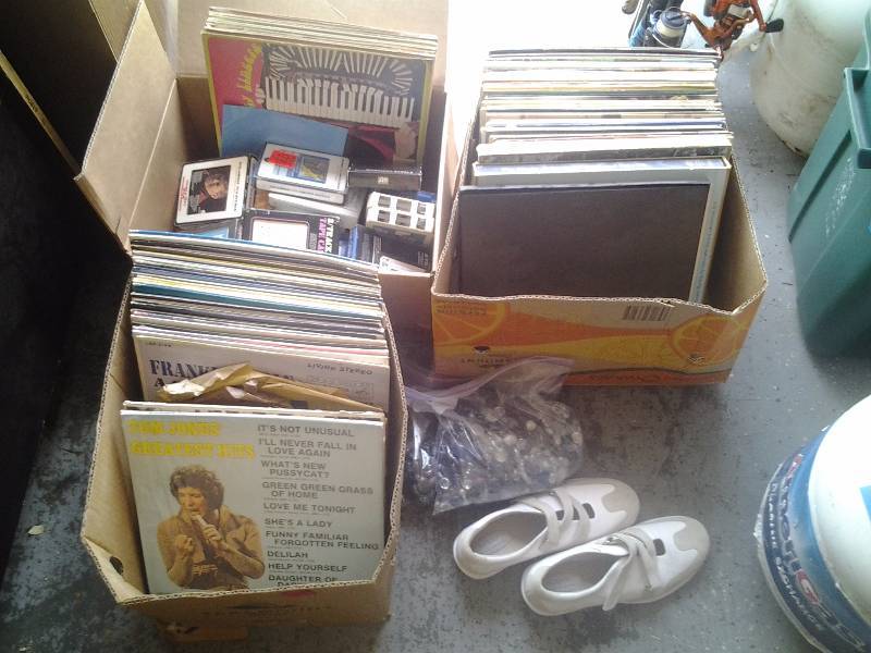 lot 37 image: 3 Box Lots Of LPs, & 8 Tracks