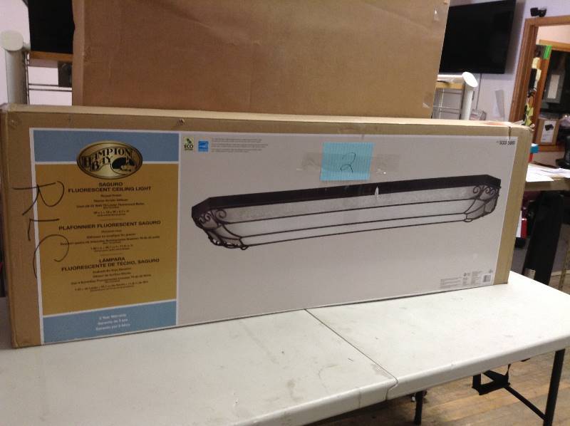Hampton Bay Saguro Fluorescent Ceiling Light