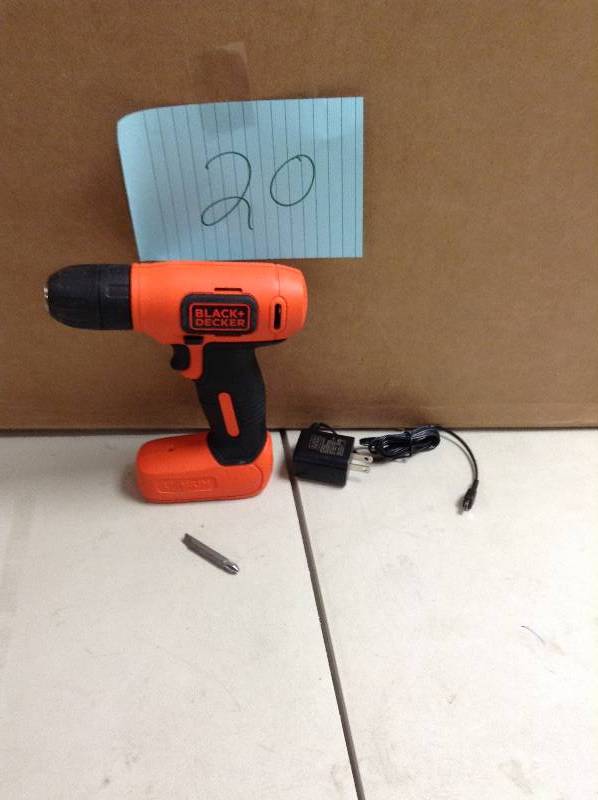 Black Decker 8V Lithium Drill