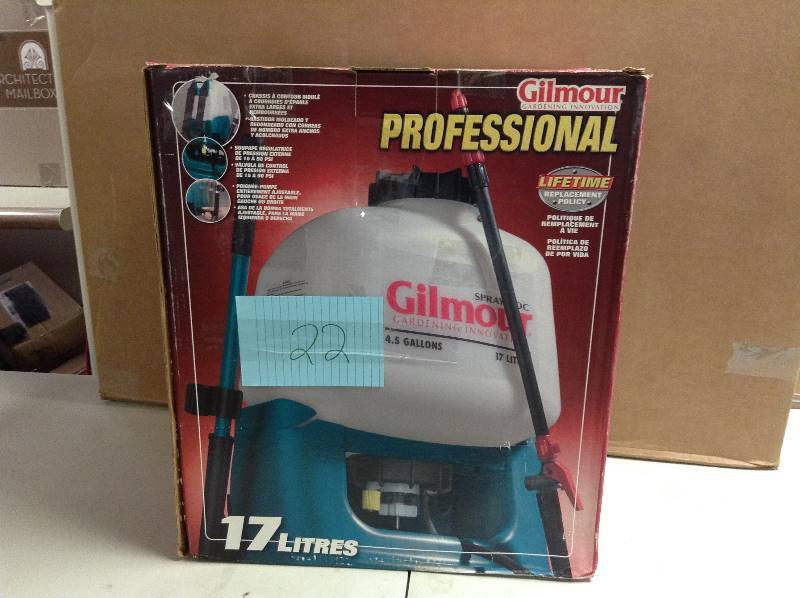 Gilmour Professional 17 liters Backppack Sprayer