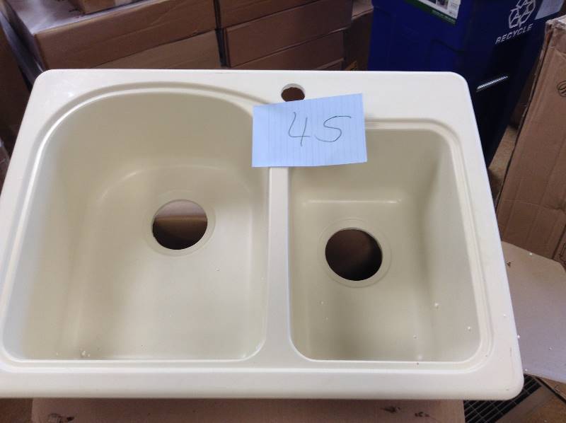 KSDB-2518 Swanstone Space-Saver Double Bowl Kitchen Sink
