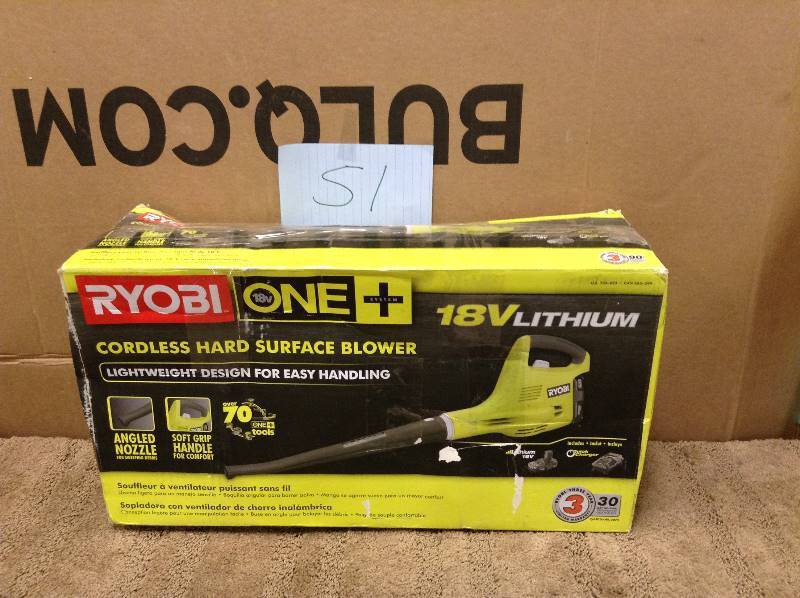 Ryobi Cordless Hard Surface Blower 18V Lithium
