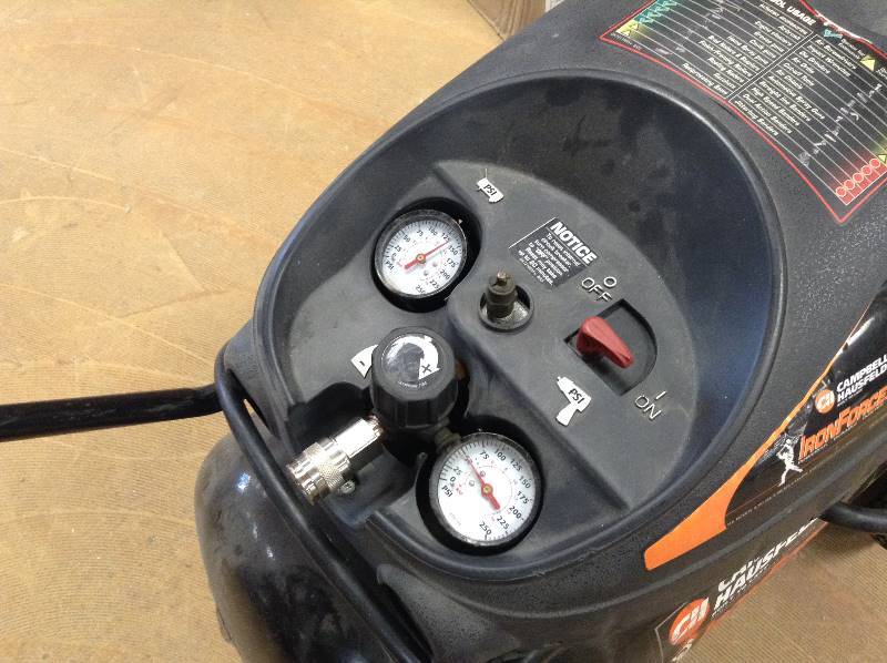 CH Iron Force 20 Gal compressor