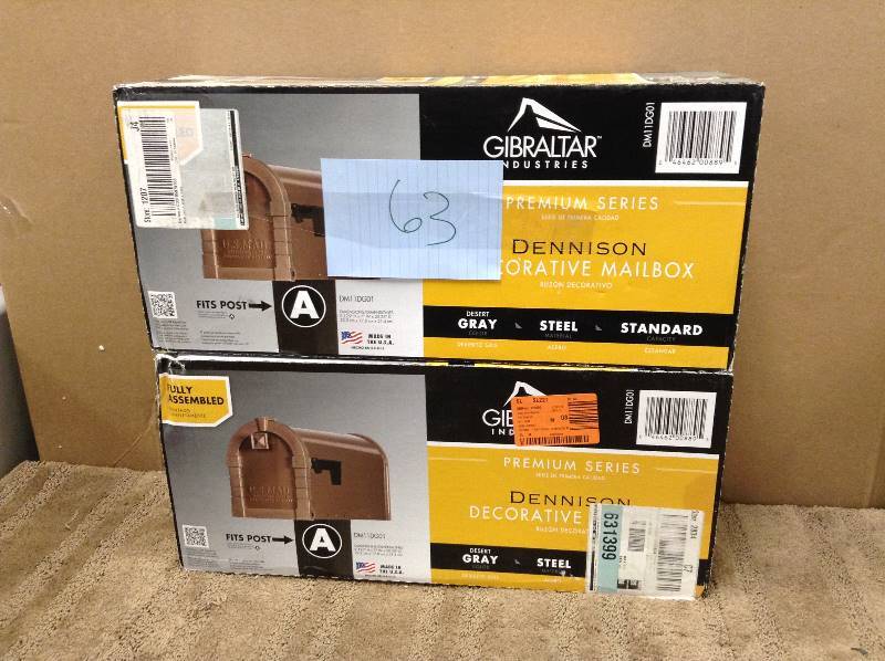 Lot of 2 Gibraltar Mailboxes