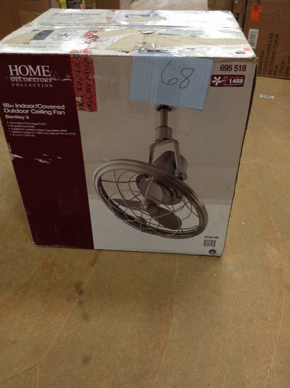 Home Decorators 18 in Indooor - Outdoor Ceiling Fan Bentley II
